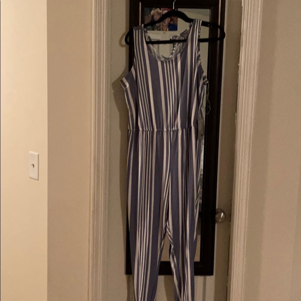 Blue jumpsuit never been worn still has tags